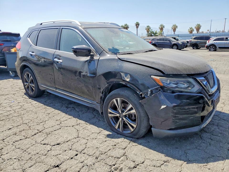 2017 Nissan Rogue VIN JN8AT2MV0HW271084 COPART salvage auction — FRONT END, Ca - Dis/Dlr/Exp Only Clean Title (P), sold $2,500 on 2026-07-06 (photo 4)