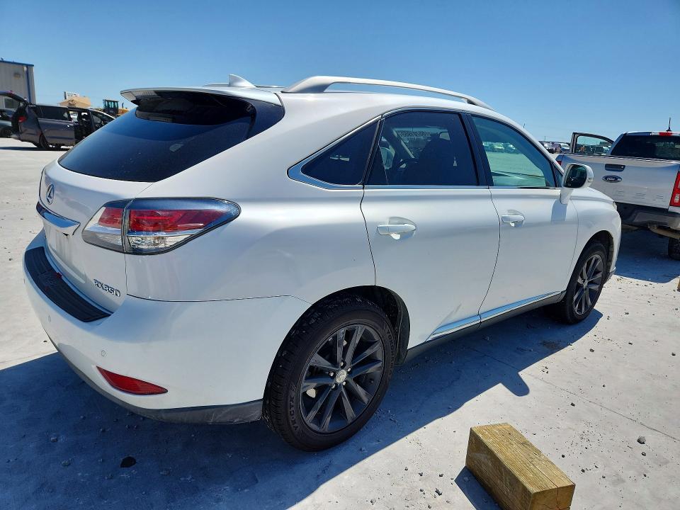 2015 Lexus Rx VIN 2T2ZK1BA4FC159823 COPART salvage auction — MECHANICAL, Tx - Salvage Vehicle Title, sold $8,200 on 2026-07-02 (photo 3)