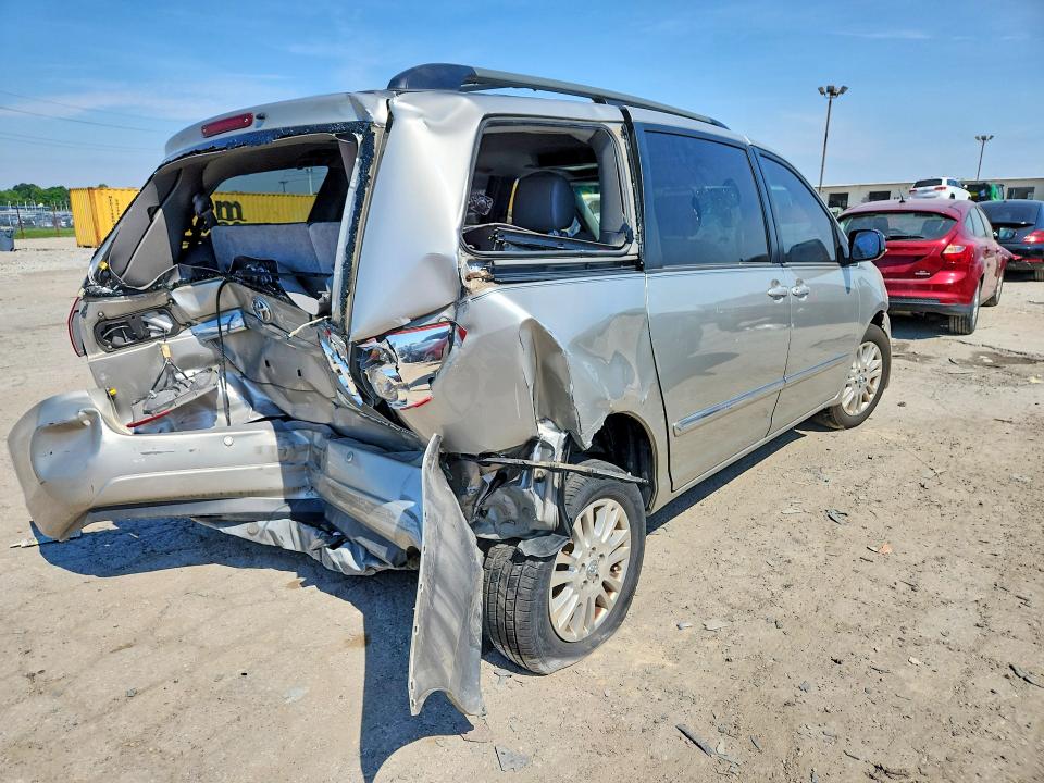 2007 Toyota Sienna VIN 5TDZK22C37S046529 COPART salvage auction — REAR END, In - Cert Of Title-Salvage Title, sold $975 on 2026-07-24 (photo 3)