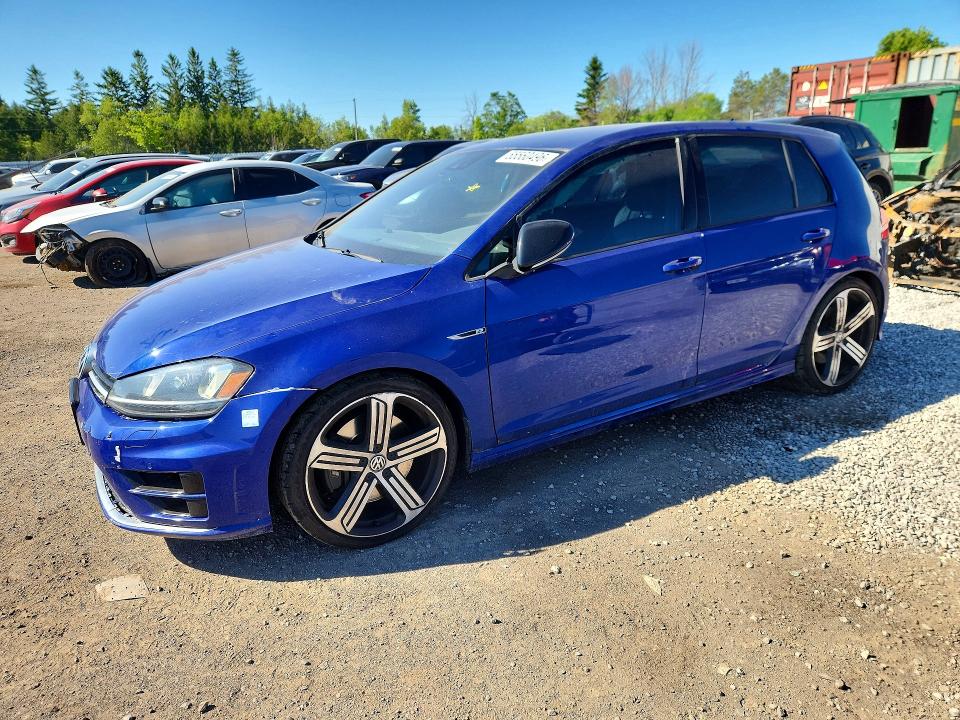 2016 Volkswagen Golf VIN WVWLF7AU7GW192918 COPART salvage auction — FRONT END, On - Permit No Brand - Unfit, sold $6,200 on 2026-07-07 (photo 1)