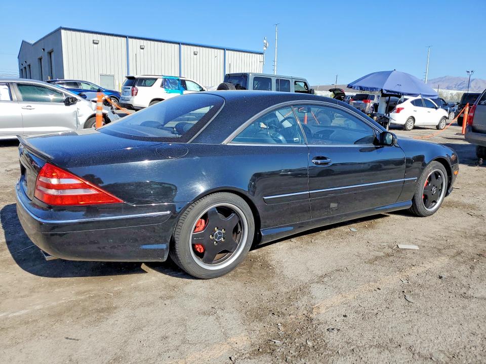 2002 Mercedes-benz Cl-klasse VIN WDBPJ75J72A029657 COPART salvage auction — FRONT END, Nv - Salvage Title, sold $125 on 2026-07-07 (photo 3)