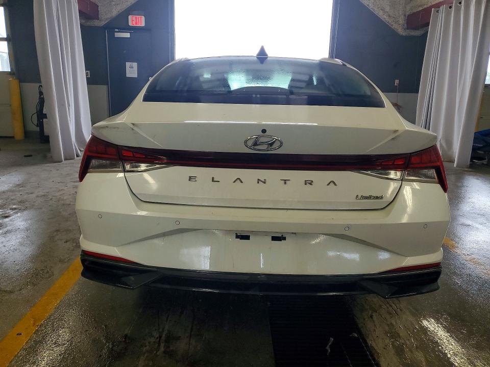 2021 Hyundai Elantra VIN 5NPLP4AG7MH040922 COPART salvage auction — NORMAL WEAR, IL - CERTIFICATE OF TITLE, sold $5,200 on 2026-07-30 (photo 6)