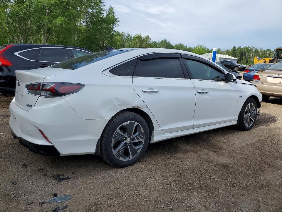 2018 Hyundai Sonata hybrid VIN KMHE34L36JA087422 COPART salvage auction — FRONT END, ON - PERMIT SALVAGE, sold $2,000 on 2026-07-16 (photo 3)