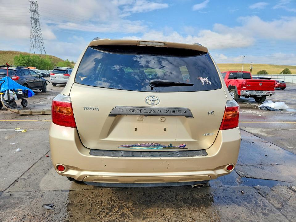 2008 Toyota Highlander VIN JTEES43A982048426 COPART salvage auction — FRONT END, CO - SALVAGE TITLE, sold $1,650 on 2026-07-19 (photo 6)
