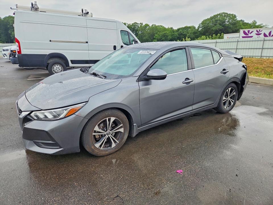 2021 Nissan Sentra VIN 3N1AB8CV9MY214987 COPART salvage auction — REAR END, VA - CERT OF TITLE - SALVAGE, sold $1,650 on 2026-07-27 (photo 1)