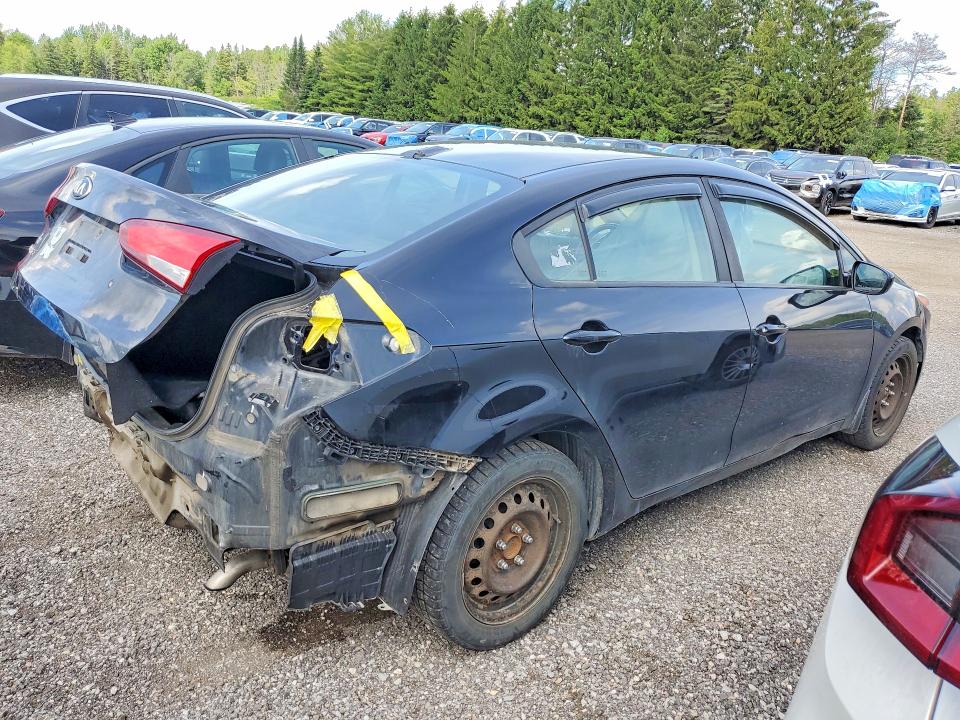 2018 Kia Forte VIN 3KPFK4A73JE221267 COPART salvage auction — REAR END, On - Permit Salvage, sold $625 on 2026-07-09 (photo 3)