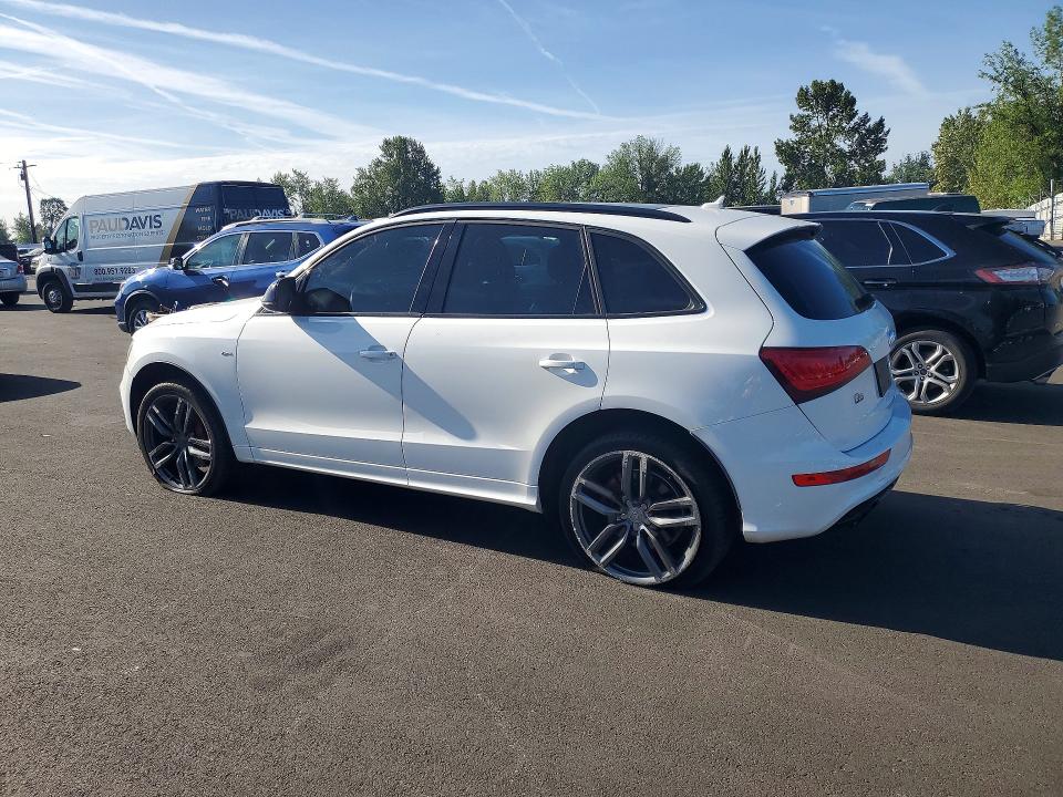 2016 Audi VIN WA1D7AFP4GA126156 COPART salvage auction — FRONT END, Or - Salvage Title Certificate, sold $1,100 on 2026-07-27 (photo 2)