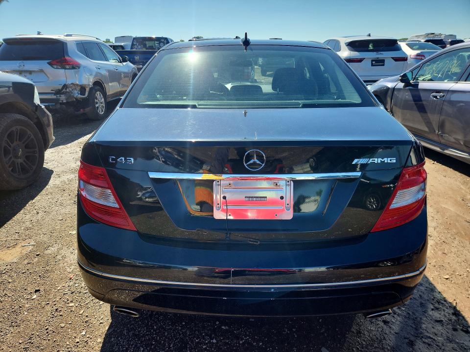 2009 Mercedes-benz C class VIN WDDGF81XX9F221404 COPART salvage auction — FRONT END, Il - Salvage Certificate, sold $850 on 2026-07-14 (photo 6)