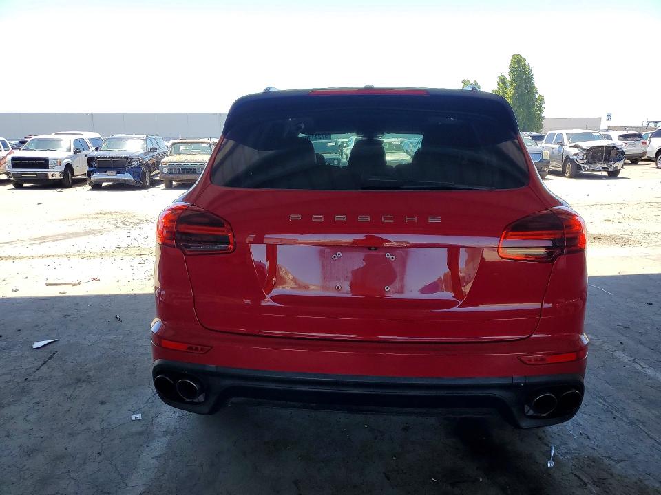 2015 Porsche Cayenne VIN WP1AE2A27FLA51504 COPART salvage auction — FRONT END, Ca - Salvage Certificate, sold $5,100 on 2026-07-07 (photo 6)