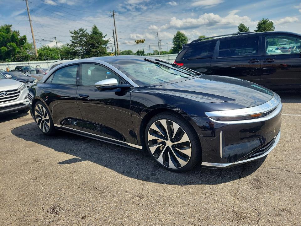 2022 Lucid VIN 50EA1GBA1NA005267 COPART salvage auction — MINOR DENT/SCRATCHES, Oh - Cert Of Title-Salvage, sold $14,100 on 2026-07-29 (photo 4)