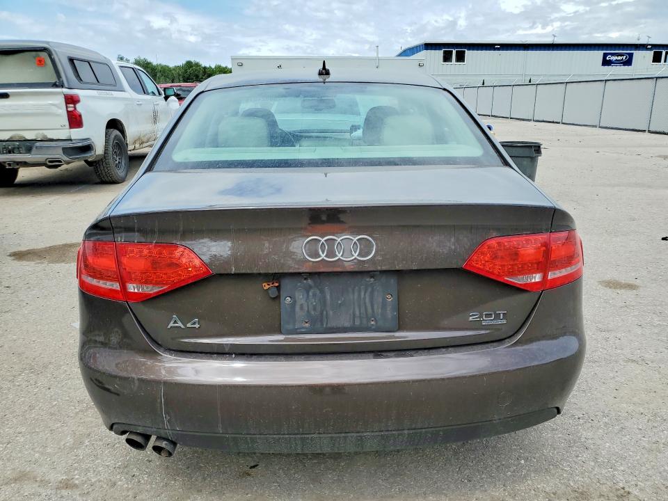 2011 Audi A4 VIN WAUFFCFL2BA101997 COPART salvage auction — FRONT END, ON - PERMIT SALVAGE, sold $300 on 2026-07-23 (photo 6)