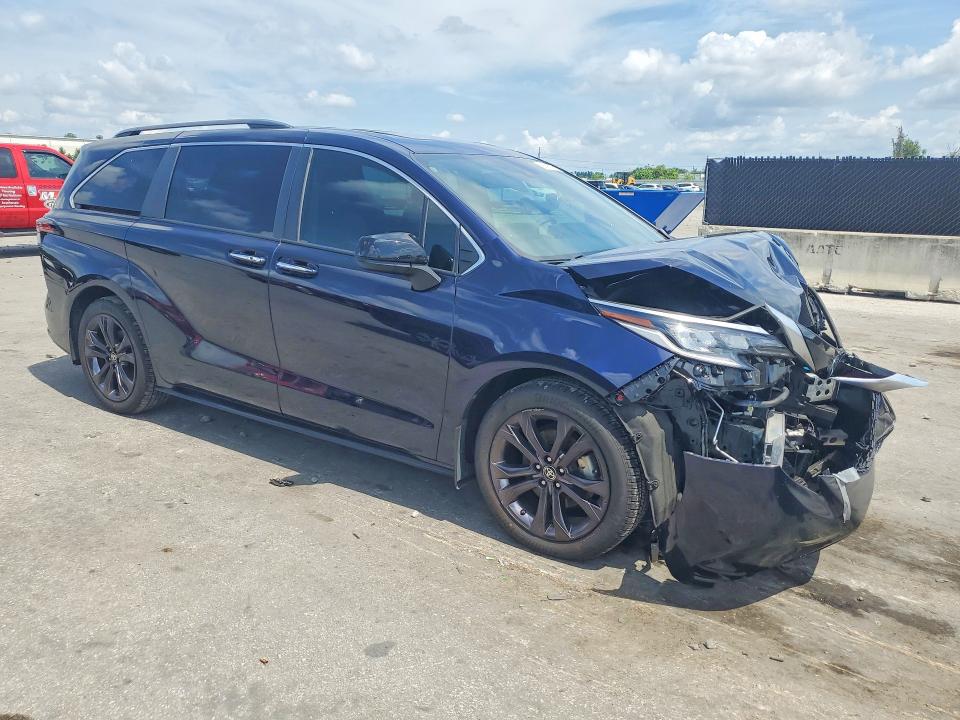 2024 Toyota VIN 5TDDRKECXRS204322 COPART salvage auction — FRONT END, Fl - Cert Of Title Slvg Rebuildable, sold $15,200 on 2026-07-09 (photo 4)