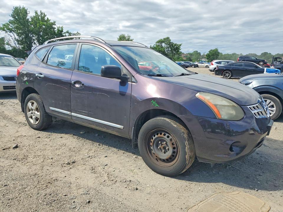 2014 Nissan Rogue VIN JN8AS5MV9EW711884 COPART salvage auction — SIDE, Md - Cert Of Salvage > 75% Damage, sold $400 on 2026-07-28 (photo 4)