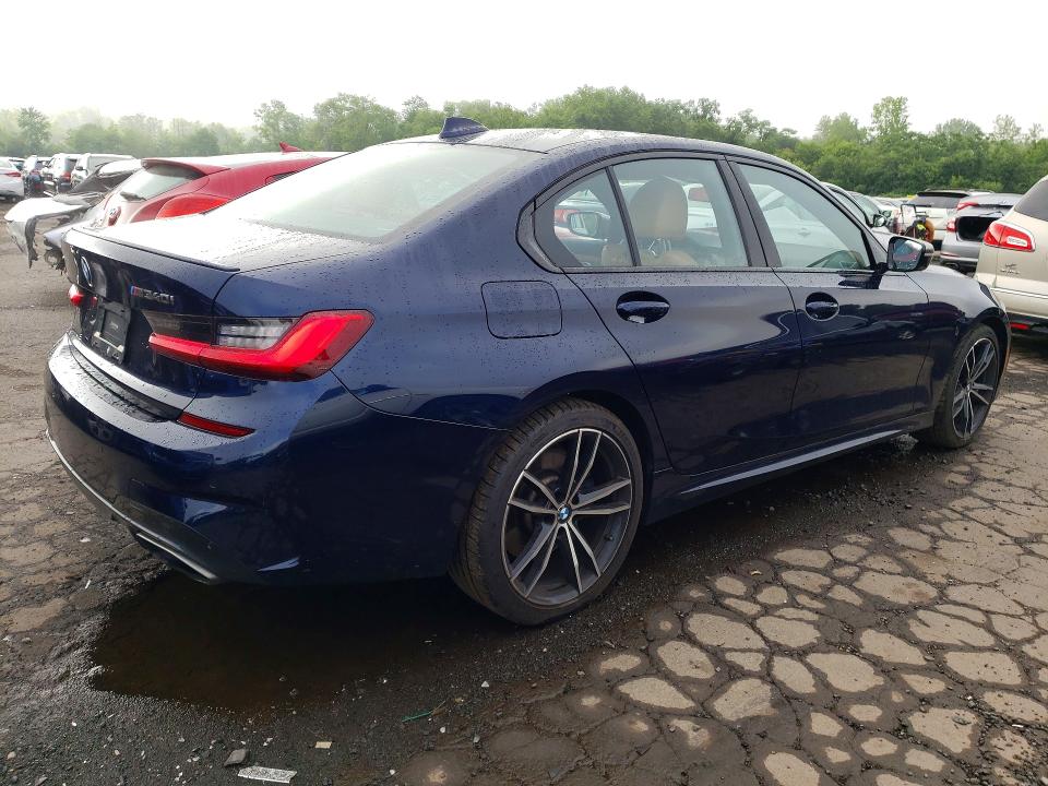 2020 BMW M340i VIN WBA5U9C03LFH42288 COPART salvage auction — MINOR DENT/SCRATCHES, CT - CERT OF TITLE-REBUILT SALVAGE, sold $11,200 on 2026-07-24 (photo 3)