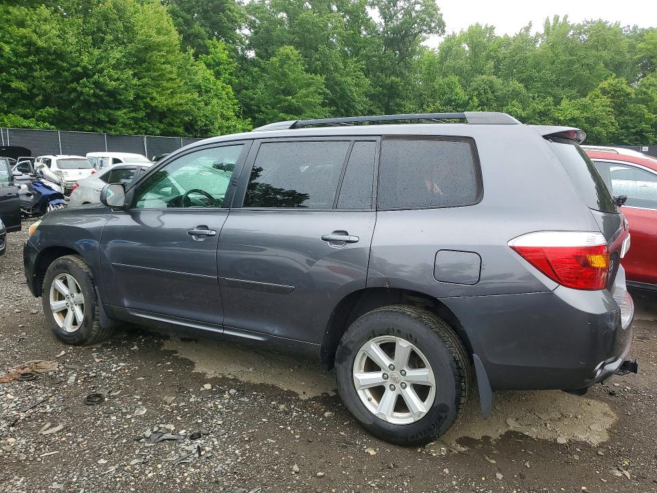 2010 Toyota Highlander VIN 5TDJK3EH1AS017063 COPART salvage auction — FRONT END, VA - CERTIFICATE OF TITLE, sold $2,350 on 2026-07-17 (photo 2)