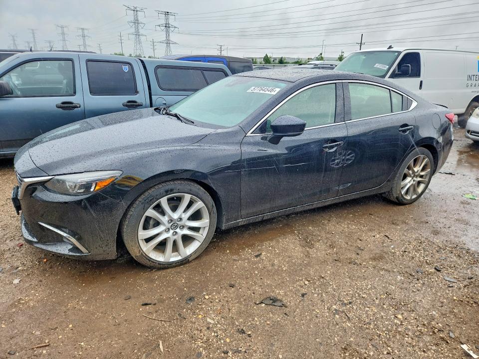 2017 Mazda 6 VIN JM1GL1V50H1105773 COPART salvage auction — FRONT END, Il - Certificate Of Title, sold $3,050 on 2026-07-24 (photo 1)