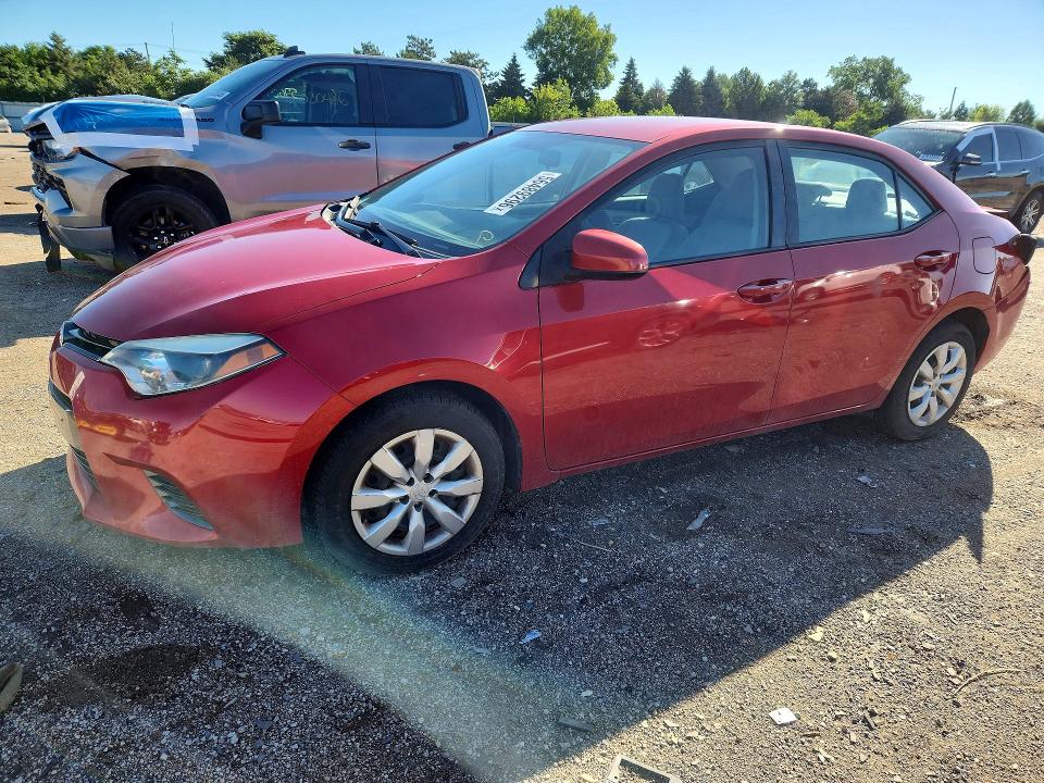 2015 Toyota VIN 5YFBURHE9FP211326 COPART salvage auction — REAR END, Il - Salvage Certificate, sold $2,100 on 2026-07-14 (photo 1)