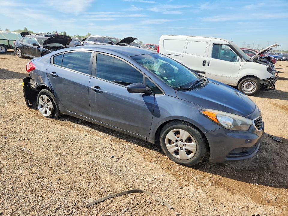 2016 Kia VIN KNAFK4A67G5610583 COPART salvage auction — REAR END, Il - Salvage Certificate, sold $950 on 2026-07-09 (photo 4)
