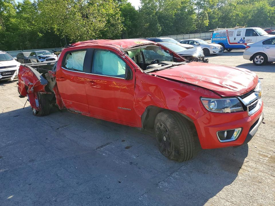 2016 Chevrolet Colorado VIN 1GCGTCE32G1113575 COPART salvage auction — ROLLOVER, PA - CERTIFICATE OF SALVAGE, sold $1,100 on 2026-07-02 (photo 4)