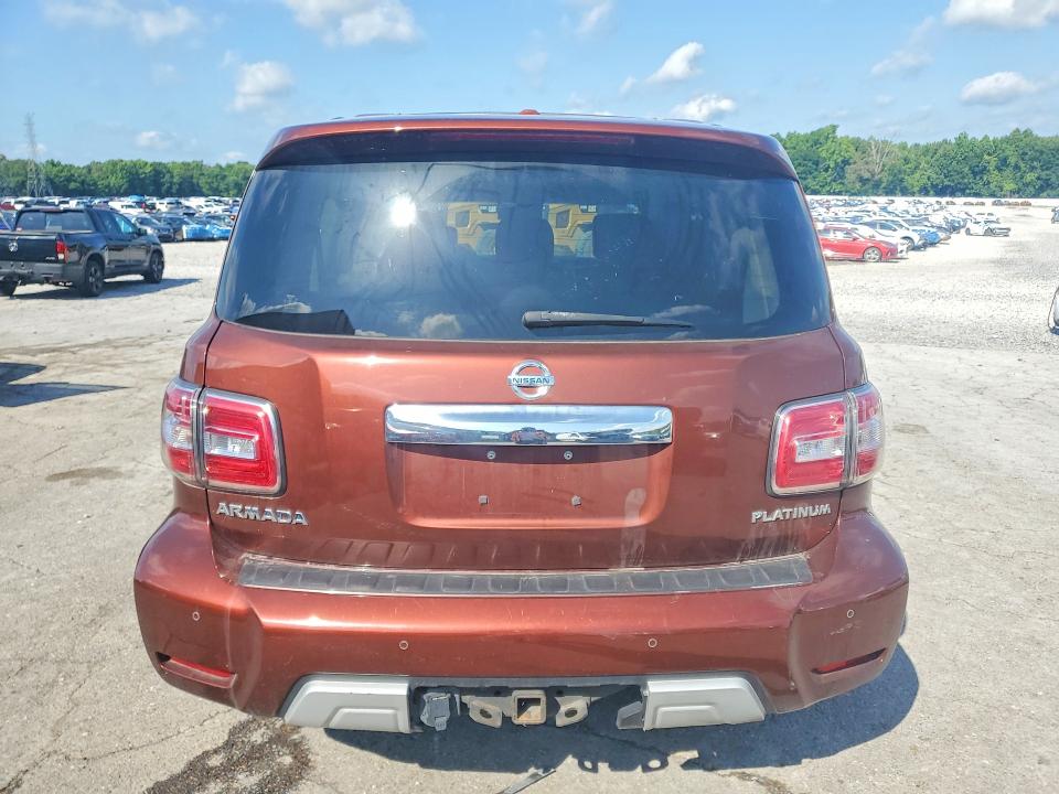 2017 Nissan Armada VIN JN8AY2NC8H9509101 COPART salvage auction — NORMAL WEAR, Tn - Certificate Of Title, sold $4,200 on 2026-07-21 (photo 6)