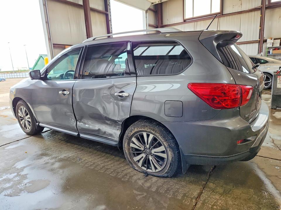 2018 Nissan Pathfinder VIN 5N1DR2MM6JC676075 COPART salvage auction — SIDE, Ab - Bos - Salvage, sold $5,000 on 2026-07-09 (photo 2)