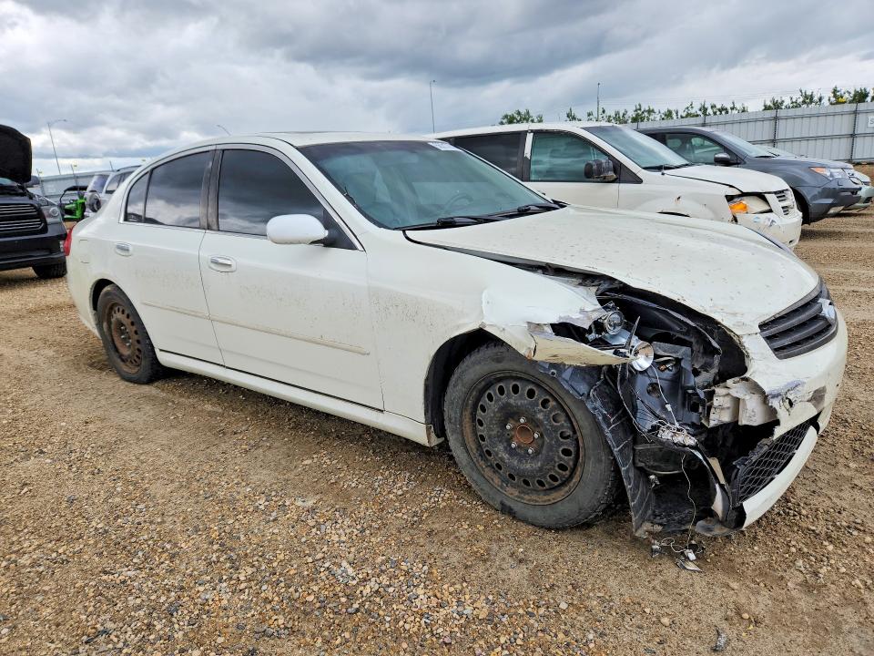 2006 Infiniti G35 VIN JNKCV51EX6M504920 COPART salvage auction — FRONT END, Ab - Bos - Salvage, sold $250 on 2026-07-09 (photo 4)