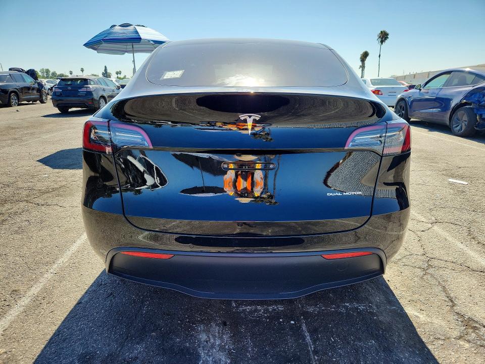 2022 Tesla Model y VIN 7SAYGDEE1NF425670 COPART salvage auction — FRONT END, Ca - Salvage Certificate, sold $12,900 on 2026-07-31 (photo 6)