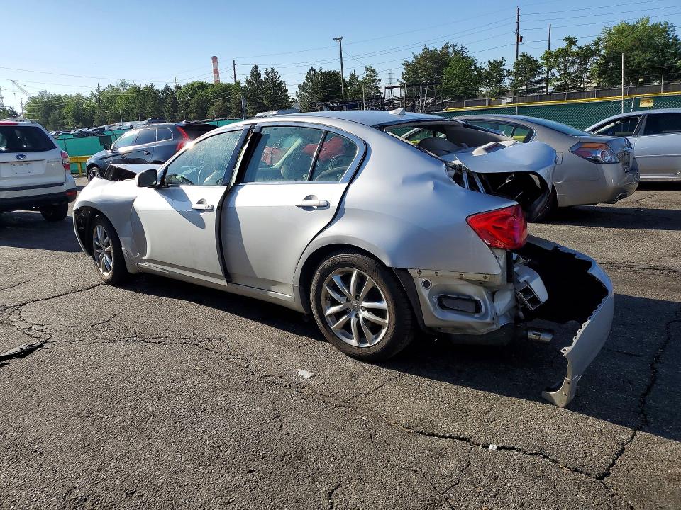 2008 Infiniti G35 VIN JNKBV61F78M256221 COPART salvage auction — ALL OVER, Co - Public - Salvage Title, sold $400 on 2026-07-28 (photo 2)