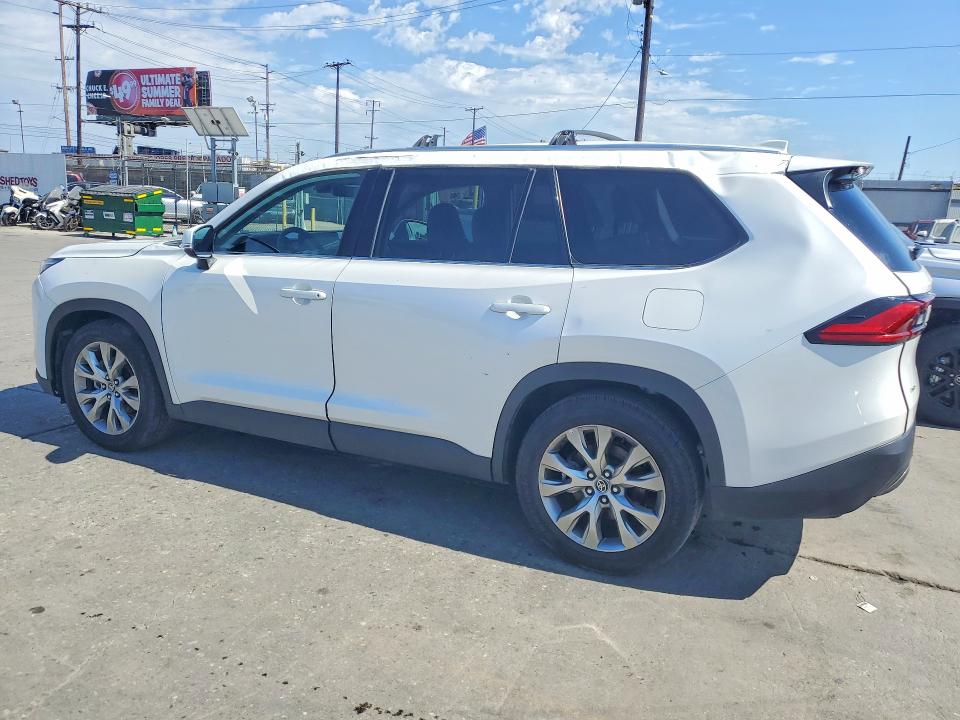 2024 Toyota Highlander VIN 5TDAAAB50RS069250 COPART salvage auction — ROOF, CA - SALVAGE CERTIFICATE, sold $24,400 on 2026-07-29 (photo 2)