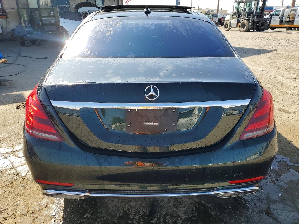2018 Mercedes-benz S-klasse VIN WDDUG6GB9JA354737 COPART salvage auction — FRONT END, Ca - Salvage Certificate, sold $7,400 on 2026-07-16 (photo 6)