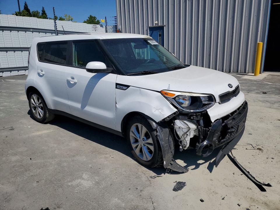 2016 Kia Soul VIN KNDJP3A57G7268511 COPART salvage auction — FRONT END, Ca - Salvage Certificate, sold $1,500 on 2026-07-09 (photo 4)