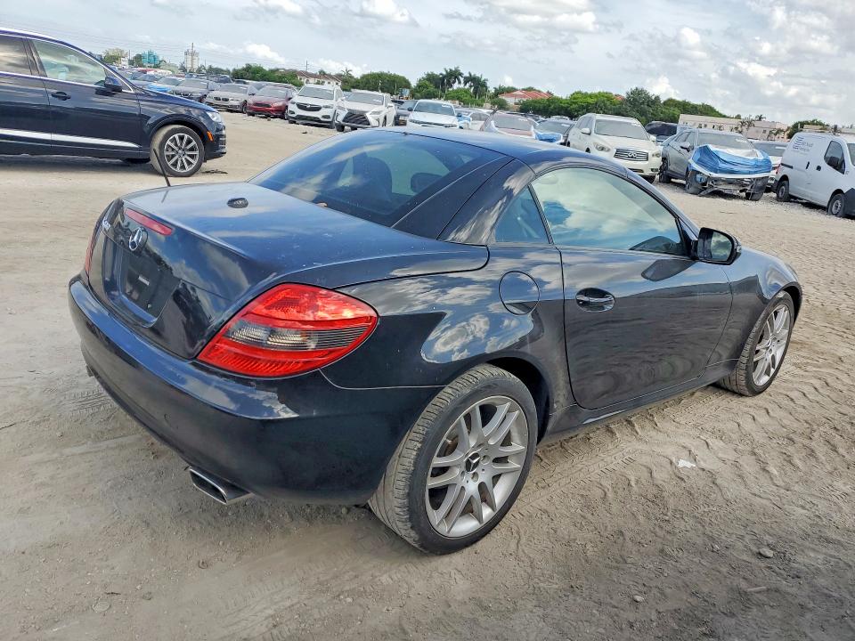 2009 Mercedes-benz Slk-class VIN WDBWK54F99F208788 COPART salvage auction — FRONT END, Fl - Cert Of Title Slvg Rebuildable, sold $2,050 on 2026-07-21 (photo 3)