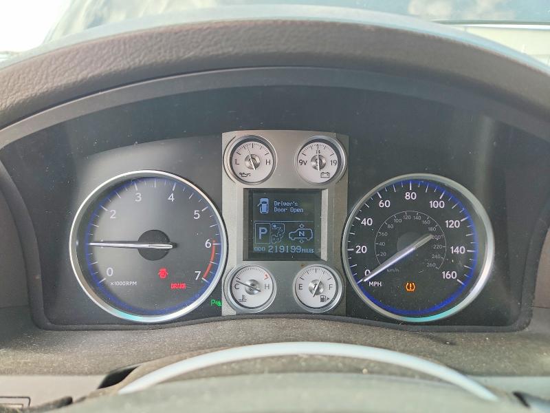 2010 Lexus Lx 570 VIN JTJHY7AX6A4045676 COPART salvage auction — NORMAL WEAR, Tx - Certificate Of Title, sold $13,500 on 2026-07-17 (photo 9)