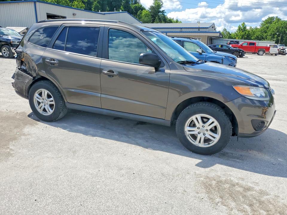 2012 Hyundai Santa fe VIN 5XYZGDAB2CG156775 COPART salvage auction — REAR END, Wv - Salvage Certificate, sold $1,500 on 2026-07-30 (photo 4)