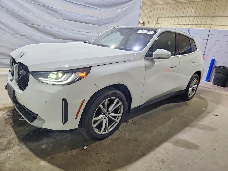 2025 BMW X3 VIN 5UX53GP07S9Y39782 COPART salvage auction — FRONT END, Ma - Cert Of Title-Salvage, sold $21,600 on 2026-07-09 (photo 1)