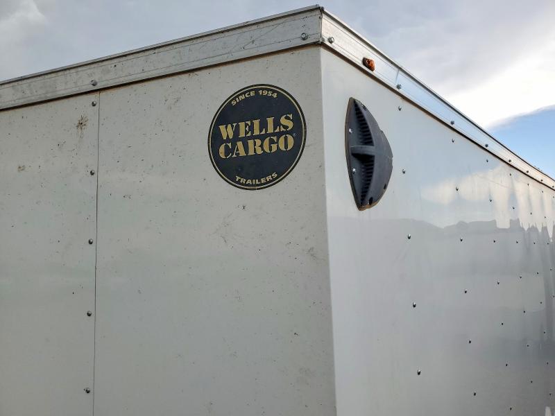2021 Wells Cargo VIN 7KC1E1629MT000585 COPART salvage auction — WATER/FLOOD, TX - SALVAGE TITLE-FLOOD DAMAGE, sold $150 on 2026-07-30 (photo 8)