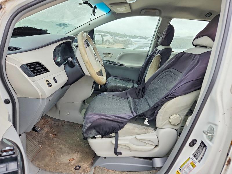2013 Toyota Sienna VIN 5TDZK3DC9DS294539 COPART salvage auction — FRONT END, Fl - Certificate Of Title, sold $1,500 on 2026-07-09 (photo 7)