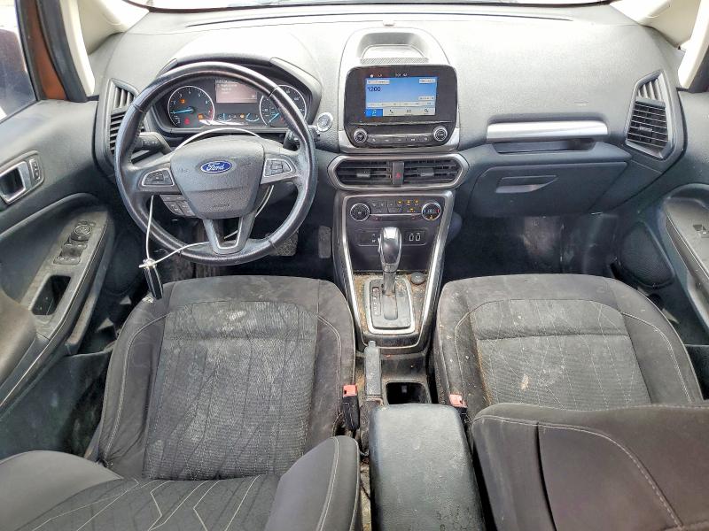 2018 Ford Ecosport VIN MAJ3P1TE8JC168836 COPART salvage auction — FRONT END, Tx - Salvage Vehicle Title, sold $1,000 on 2026-07-09 (photo 8)