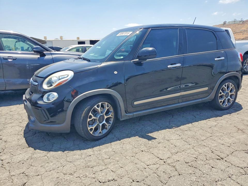 2014 Fiat 500l VIN ZFBCFADH8EZ005857 COPART salvage auction — VANDALISM, Ca - Salvage Certificate, sold $825 on 2026-08-13 (photo 1)