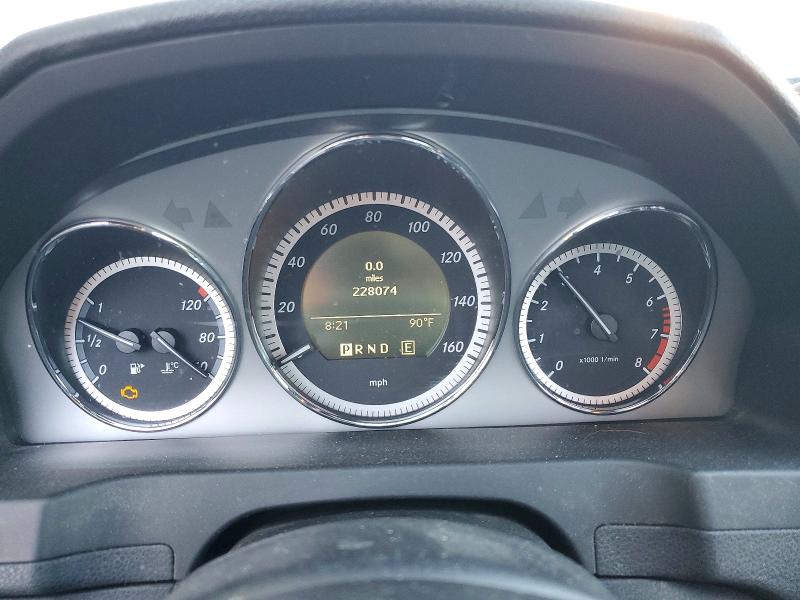 2011 Mercedes-benz C class VIN WDDGF8BB1BR148995 COPART salvage auction — FRONT END, Ut - Certificate Of Title, sold $425 on 2026-07-15 (photo 9)