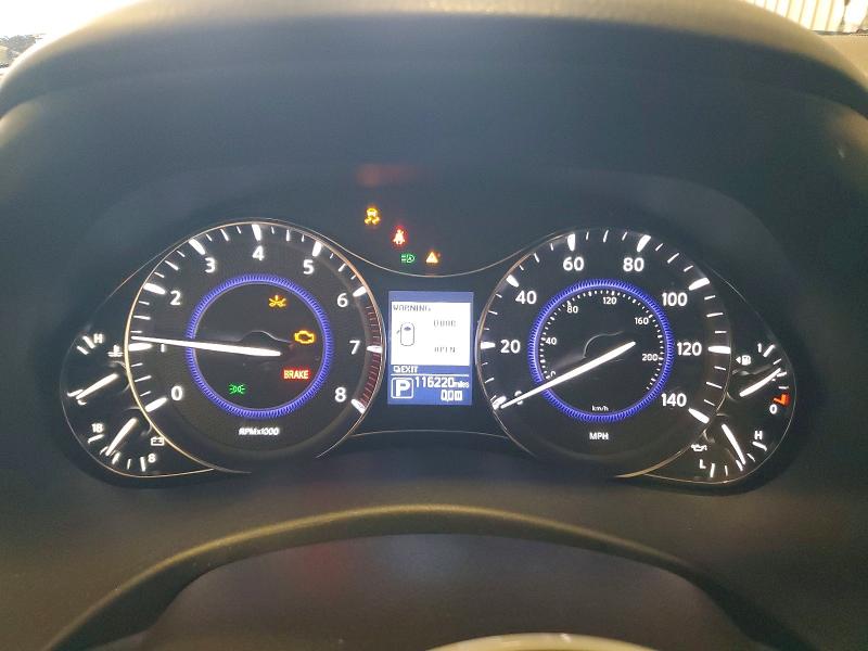 2019 Infiniti Qx80 VIN JN8AZ2NEXK9228102 COPART salvage auction — FRONT END, Pa - Certificate Of Salvage, sold $7,000 on 2026-07-14 (photo 9)
