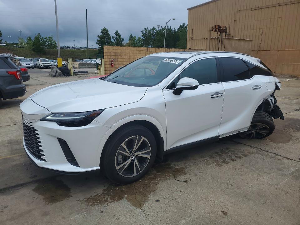 2025 Lexus Rx VIN 2T2BBMCA2SC101737 COPART salvage auction — REAR END, Sc - Cert Of Title-Salvage, sold $28,500 on 2026-08-21 (photo 1)