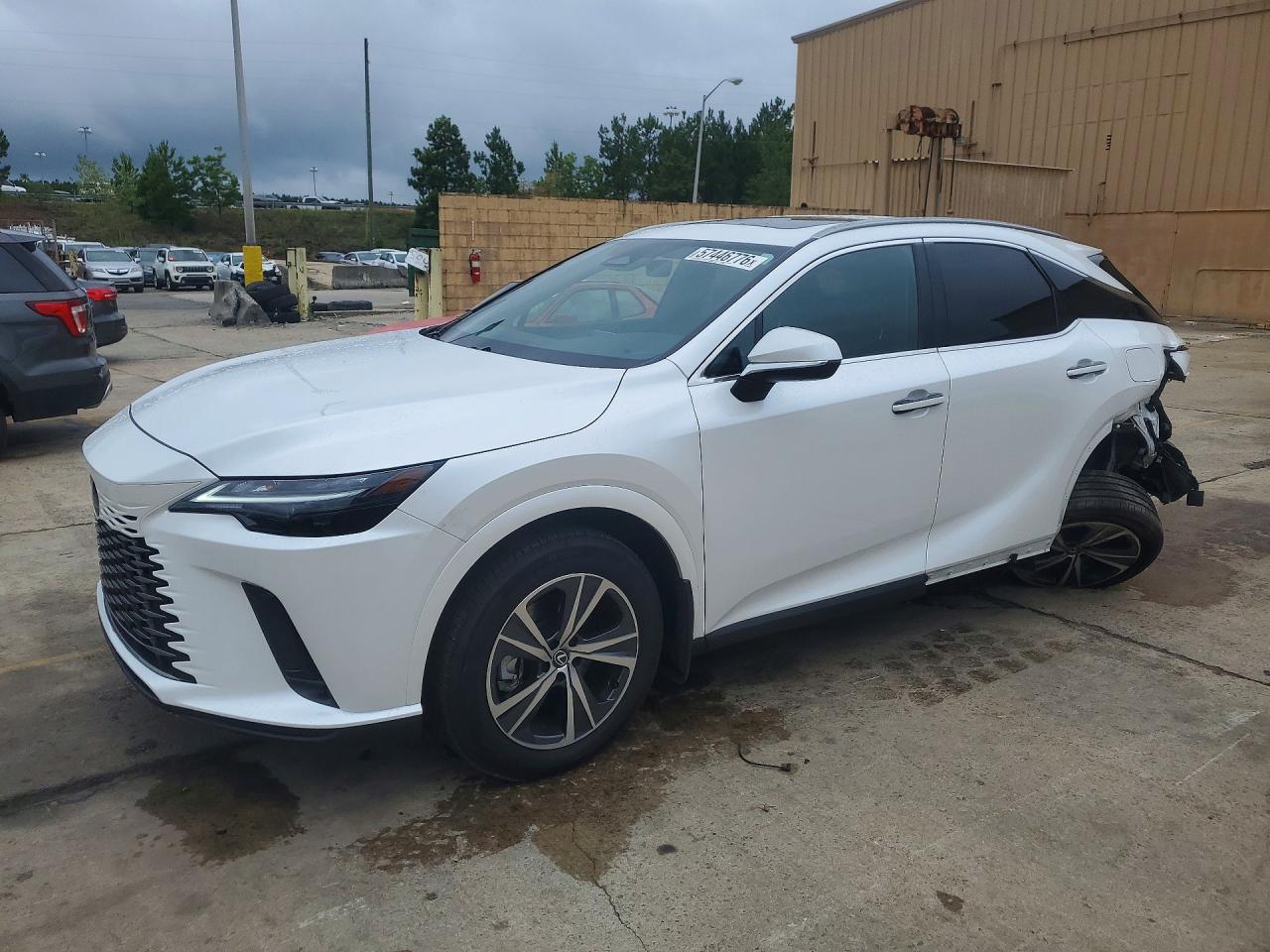 2025 Lexus RX 350h VIN 2T2BBMCA2SC101737 — COPART salvage auction photo
