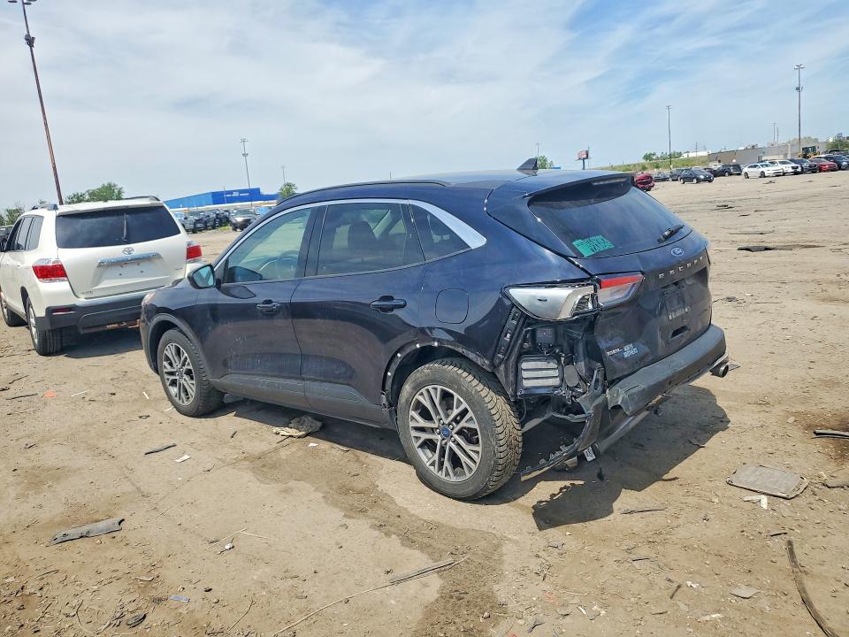 2021 Ford Escape VIN 1FMCU9CZ2MUA80752 COPART salvage auction — REAR END, Mi - Certificate Of Title, sold $7,700 on 2026-07-02 (photo 2)