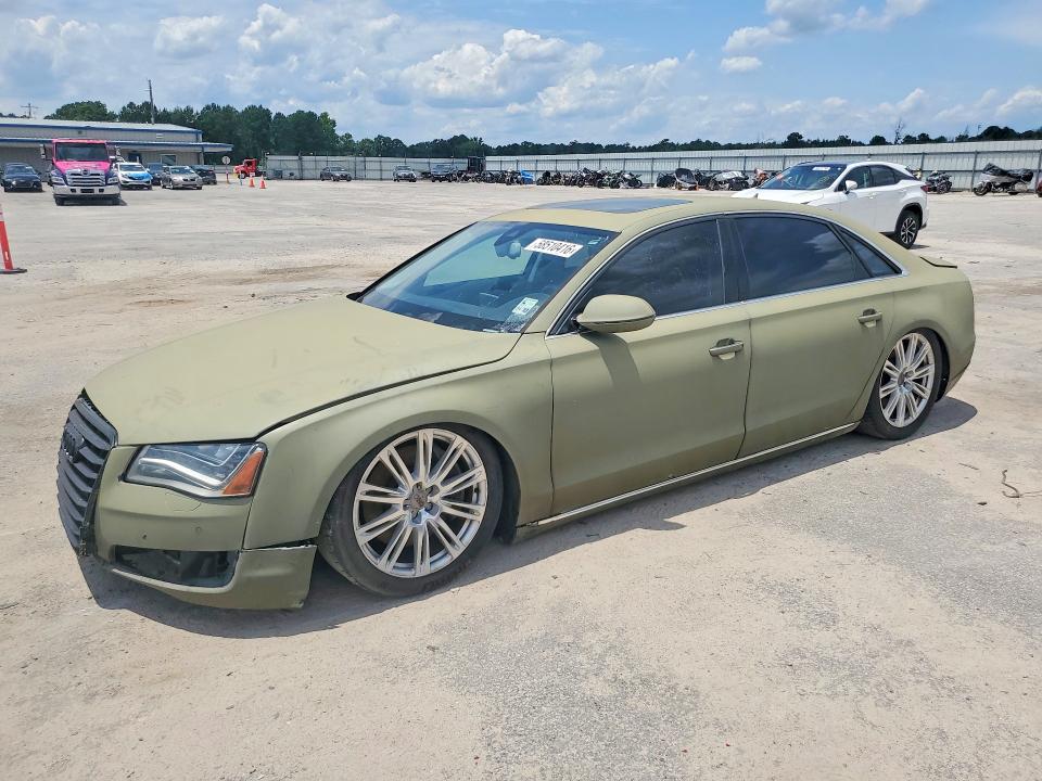 2011 Audi A8 VIN WAURVAFD5BN012091 COPART salvage auction — MINOR DENT/SCRATCHES, LA - CERT OF TITLE-RECONSTRUCTED (P), sold $3,200 on 2026-07-29 (photo 1)