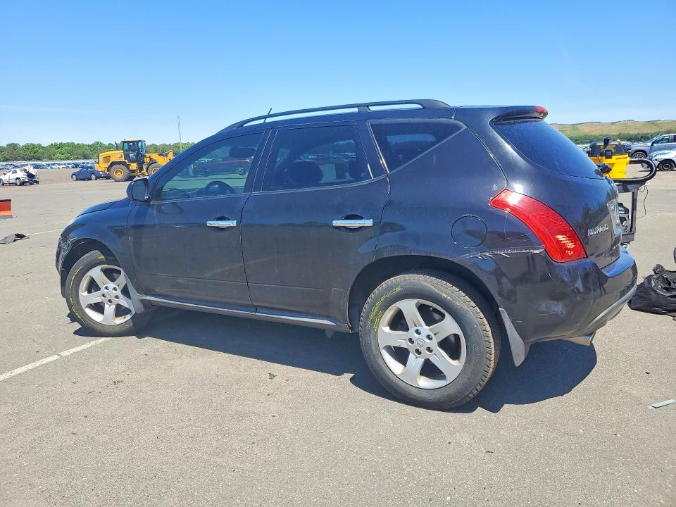 2003 Nissan Murano VIN JN8AZ08W53W207556 COPART salvage auction — FRONT END, Ny - Mv-907A Salvage Certificate, sold $425 on 2026-07-08 (photo 2)