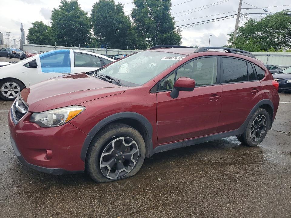2014 Subaru Xv VIN JF2GPAGC9E8283895 COPART salvage auction — UNDERCARRIAGE, Oh - Cert Of Title-Salvage, sold $2,350 on 2026-07-06 (photo 1)