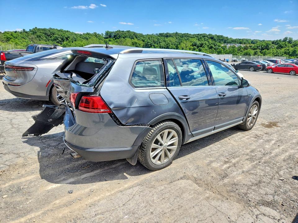 2017 Volkswagen Golf VIN 3VWH17AU2HM531829 COPART salvage auction — REAR END, Pa - Certificate Of Salvage, sold $1,100 on 2026-07-02 (photo 3)