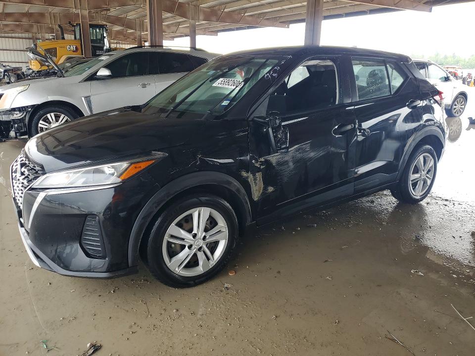 2022 Nissan Kicks VIN 3N1CP5BV7NL522085 COPART salvage auction — SIDE, Tx - Salvage Vehicle Title, sold $3,050 on 2026-07-02 (photo 1)