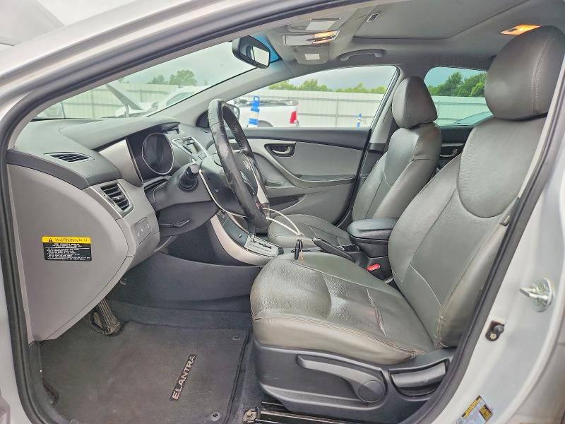 2012 Hyundai Elantra VIN KMHDH4AE7CU456565 COPART salvage auction — REAR END, Tx - Salvage Vehicle Title, sold $875 on 2026-07-27 (photo 7)